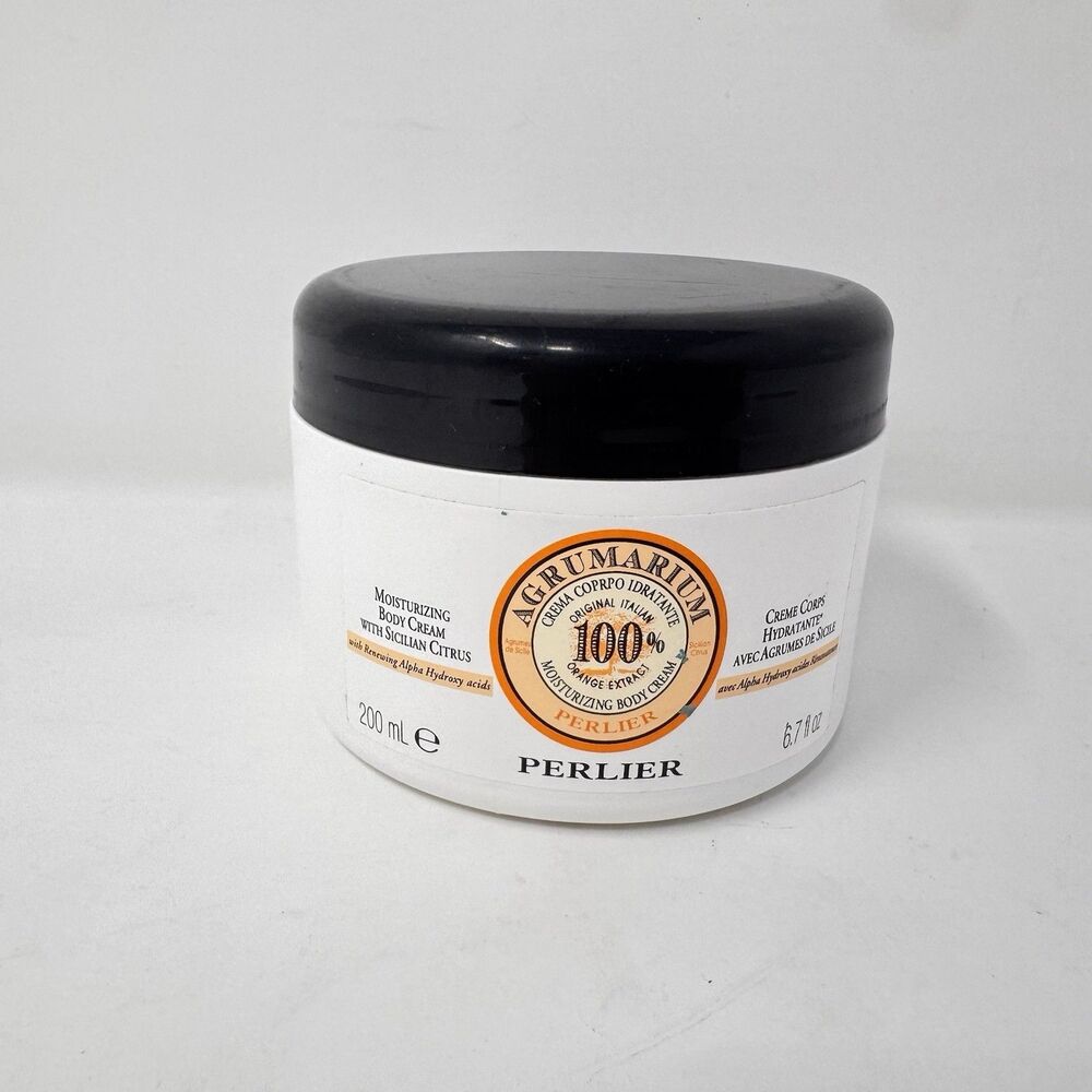 Perlier Agrumarium Moisturizing Body Cream Sicilian Citrus 6.7oz Sealed New